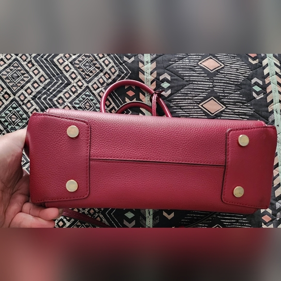 Medium Michael Kors Mercer Satchel (Mulberry) - Picture 7 of 8